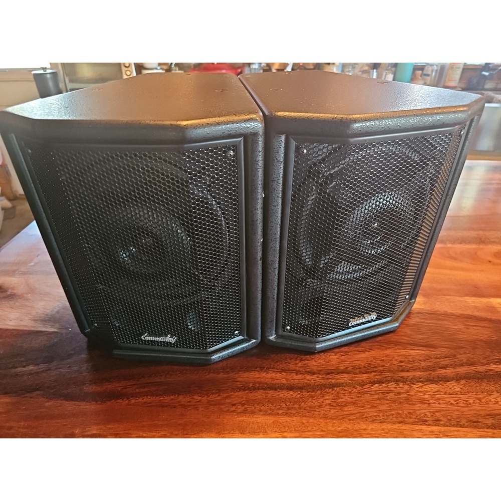 Pair of Community CPL23T 2-Way 100/250W 70v /8Ω MultiTap Loud Speaker Black